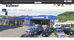 Desktop Screenshot of geiger-autohaus.de